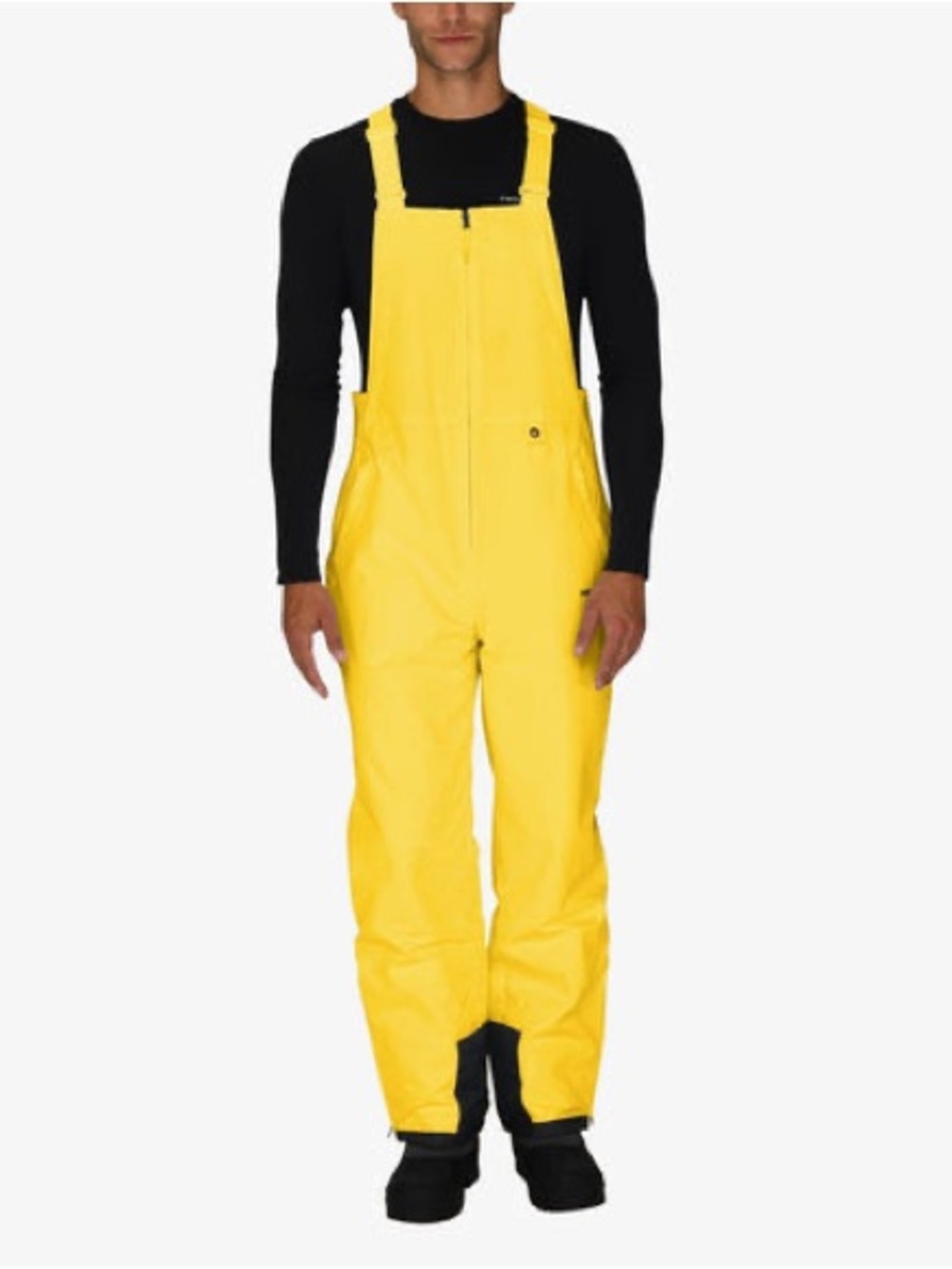 Arctix Men's Insulated Yellow Snow Bib Overalls M Regular Ski/Snowboard